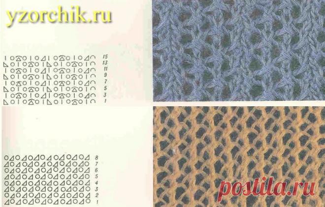 Нас поймали! Сетки спицами