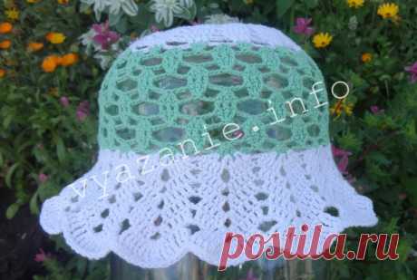 Панамка крючком. Для тех, кто читает схемы. - Все о вязании