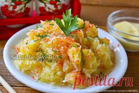 Картофель по-корейски - это не горячее блюдо и не гарнир, а вкуснейший пряный салат