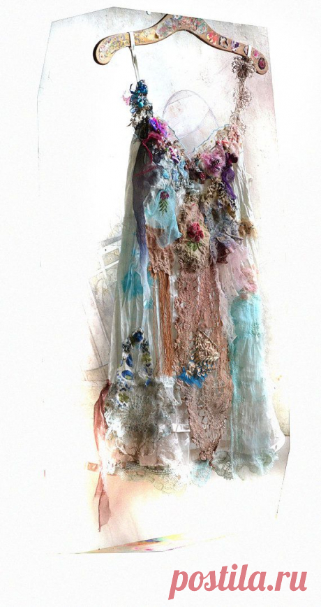 RESERVED For LUCY Unique Art To Wear White/Pale от Paulina722