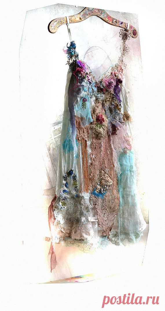 RESERVED For LUCY Unique Art To Wear White/Pale от Paulina722