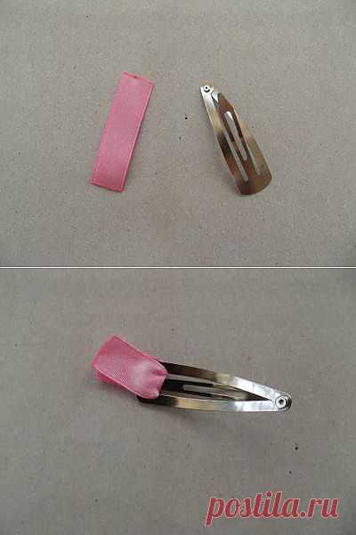 Домашняя волшебница - Мастер-класс МК Крепление заколки к цветку (автор iriska)