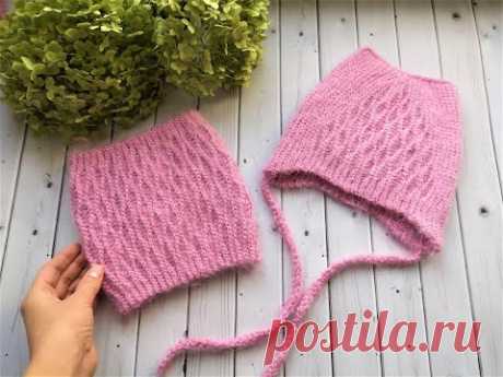 Шапка "КОШКА" крючком//Hat "CAT" crochet// Часть - 1