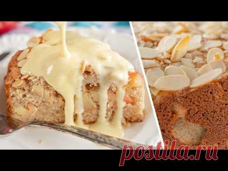 Вкуснее шарлотки! ИРЛАНДСКИЙ ЯБЛОЧНЫЙ ПИРОГ c ванильным кремом соусом | кекс с яблоками