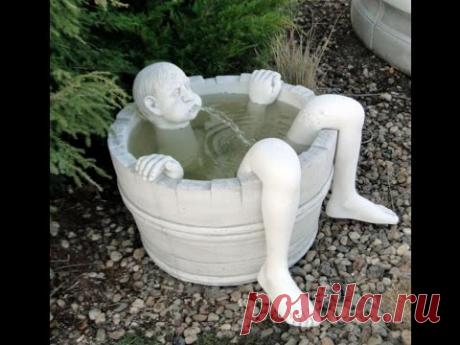 Скульптуры из бетона для дачи