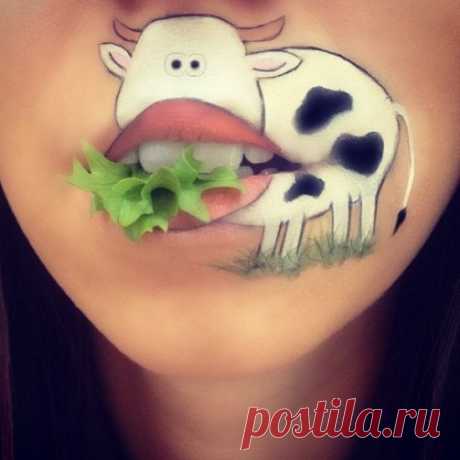 Забавный макияж