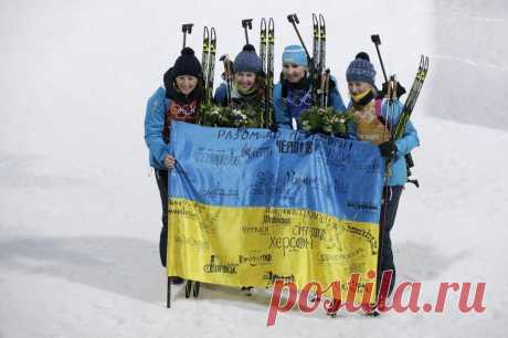 • Украинский биатлон • Олимпиада-2014
Наши героини!!!!!