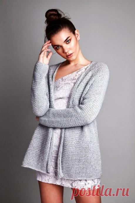 Вязаный спицами кардиган Free от Rowan | Мамины Ручки. Вязание и другое | Яндекс Дзен