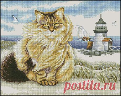 Cat Boatswain. Cross Stitch Pattern PDF Instant Download. Embroidery Cat, Embroidered Boatswain, Embroidered Sea, Embroidered Lighthouse Please note this is a JPEG pattern only. No fabric, floss, or other materials are included in the listing. Cat Boatswain, Embroidery Cat, Embroidered Boatswain, Embroidered Sea, Embroidered Lighthouse  Due to the nature of this product, no refunds can be made.  Counted Cross Stitch Pattern JPEG Embroidery Scheme.  Design details:  Size: 1...