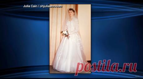 Этот дедушка вел к алтарю трех любимых женщин в одном и том же платье. Ему можно позавидовать! | Чёрт побери На первый взгляд у этой невесты самое обычное платье. Как и большинство подвенечных нарядов, оно белое, нежное и выполнено из кружева. Но в каждой ниточке этого кружева секрет: это настоящая семейная реликвия. Первая, кто надел это платье, была бабушка Джулии, когда выходила замуж за ее дедушку в далеком 1953. Целых 63 года назад! Куплен наряд был в Денвере в универ...