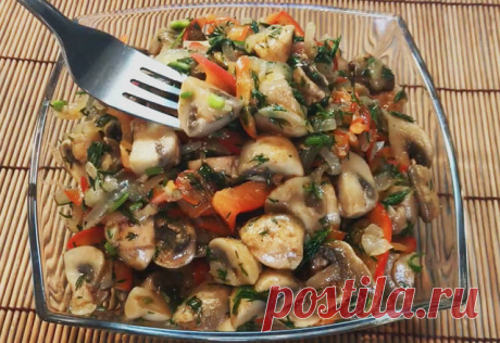 Шампиньоны по-корейски