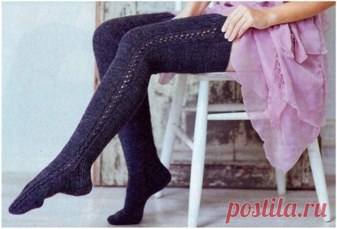 Техника вязания чулочков спицами