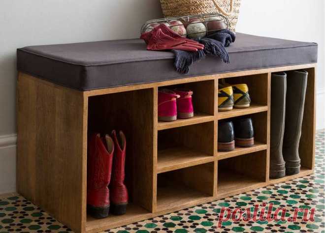 Обувница-пуфик: идеи — Сделай сам, идеи для творчества - DIY Ideas