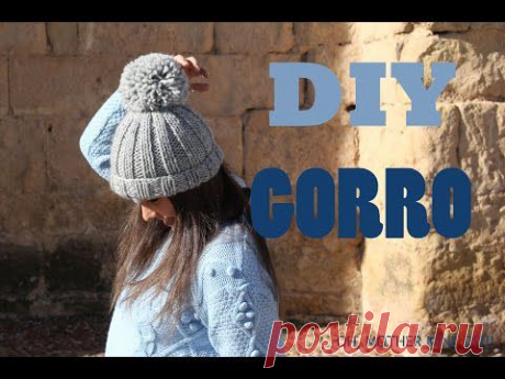 DIY Como hacer gorro de lana (patrón gratis)