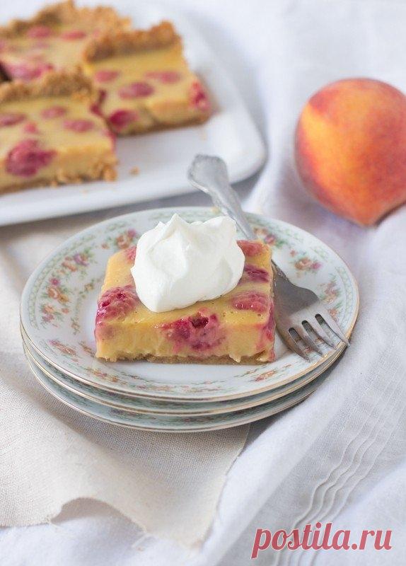 Как приготовить австралийский персиковый десерт мельба с малиной - рецепт, ингридиенты и фотографии