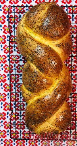 Рецепт: Хала (батон с маком) в хлебопечке на RussianFood.com