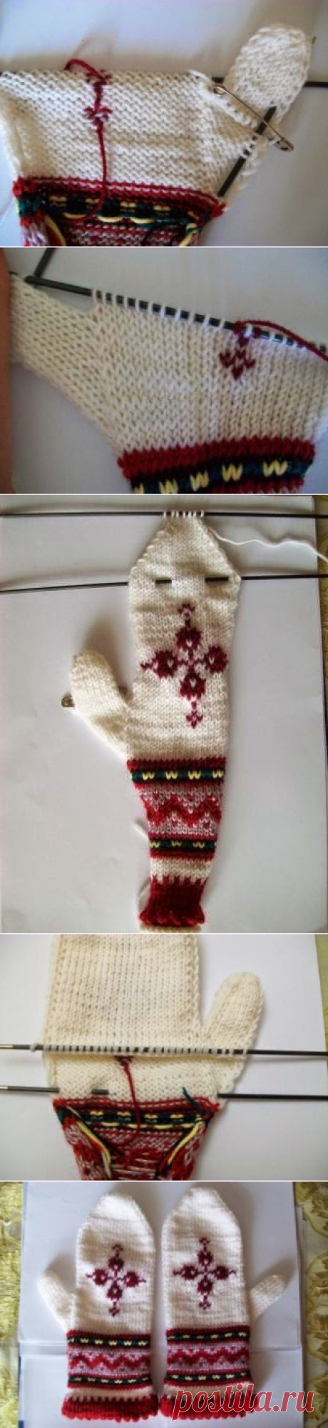 tru-knitting: Варежки на двух спицах без швов
