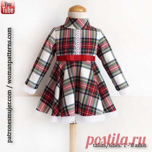 Платье девушки пальто: DIY - Patronesmujer: Блог шитье, узоры и ткани.
