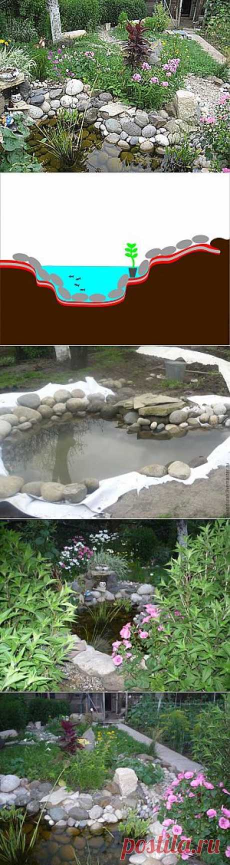 ЖИВОЙ ПРУД с сухим ручьём из подручных материалов за 1 день! - Ярмарка Мастеров - ручная работа, handmade