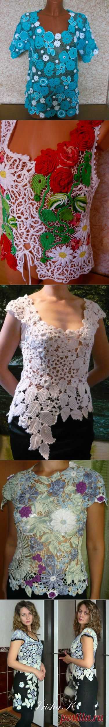 ИРЛАНДСКОЕ КРУЖЕВО, МОДЕЛИ, СХЕМЫ | Домохозяйки