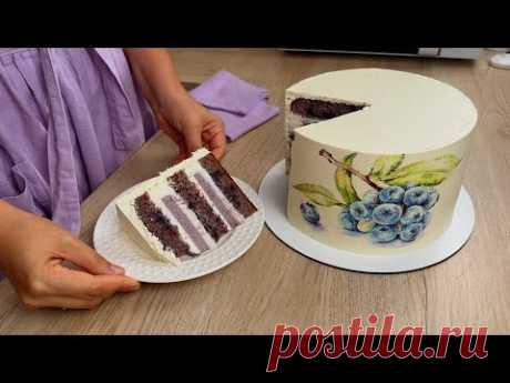 Про ЭТОТ ТОРТ🎂 услышала по РАДИО🤷🏻‍♀️/ &quot;ЧЕРНИЧНОЕ МОЛОКО&quot;🫐/ Я-ТОРТодел ❤️