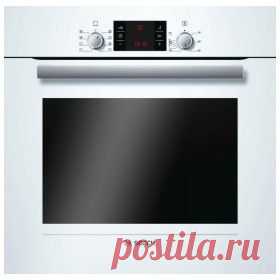 Купить Духовой шкаф электрический Bosch HBG43T420 белый в Пензе, цена / Интернет-магазин "Vseinet.ru".
Bosch HBG43T420 – это современный духовой шкаф, созданный с применением инновационных технологий. Модель в стильном корпусе снабжена камерой большого объема с подсветкой и откидной дверцей. Телескопические направляющие в комплекте облегчают эксплуатацию духовки: противни выдвигаются при открывании дверцы, их не нужно доставать руками и подручными приспособлениями.