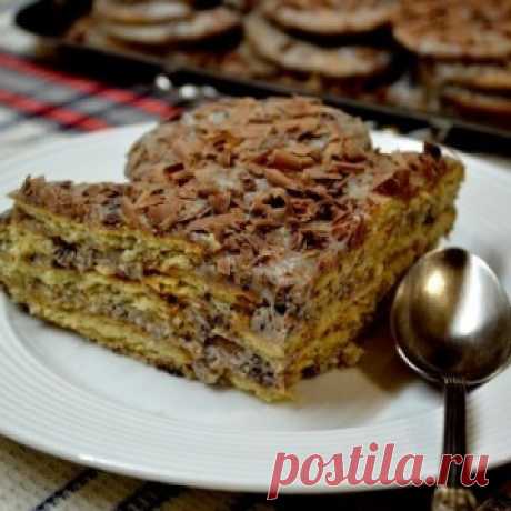 Ленивый торт из печенья с чудо-кремом