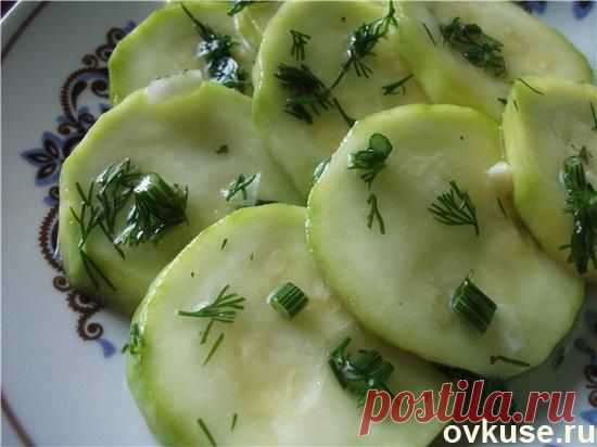 Кабачки маринованные в лимонном соке с мёдом и чесноком. - Простые рецепты Овкусе.ру