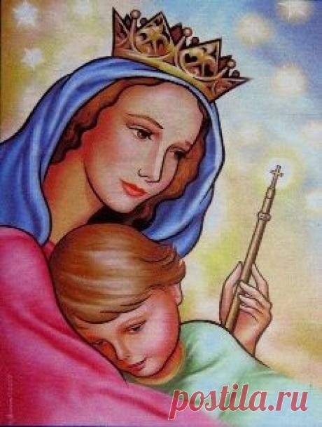Imágenes de la Advocación de la Virgen María Auxiliadora.-