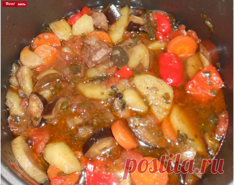 Говядина с овощами