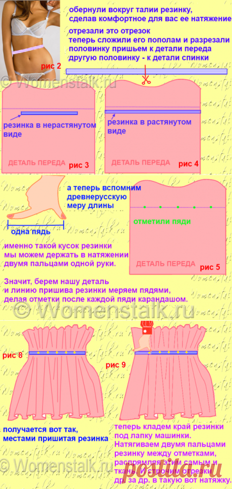 КАК ВШИТЬ РЕЗИНКУ – ЧЕТЫРЕ СПОСОБА (в пошаговых мастер-классах). |