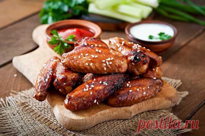 Вкусные куриные крылышки в панировке из обычного разрыхлителя