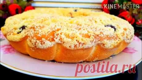 С ума сойти!😍Аромат на 2 квартала!😇 МГНОВЕННО К ЧАЮ! ХОТЬ С ЯБЛОКАМИ ХОТЬ С ЯГОДАМИ!НЕЖНЕЙШИЙ ПИРОГ!