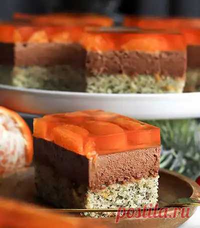 Готовим вкусный торт с муссом и мандаринами