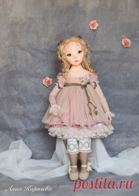 Textile Author's Collectible Doll Eva - order at the Fair of Masters - IG2Q9RU | Dolls and small dolls, Angarsk