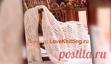 Теплый плед | Loveknitting.ru
