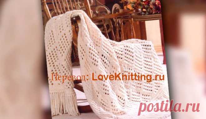 Теплый плед | Loveknitting.ru