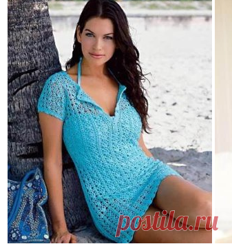 25 Петелек - Туника голубая