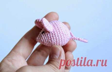 Маленькая мышка схема амигуруми | Hi amigurumi