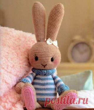 #зайка #natvitok_описания #могусвязать #вязаниекрючком #амигуруми #игрушкиручнойработы