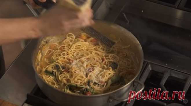 Невероятно вкусная паста. Готовится всего за 10 минут