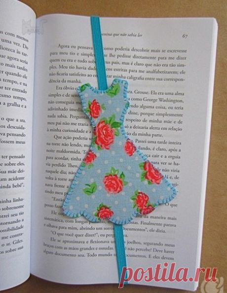 Необычная закладка для книг