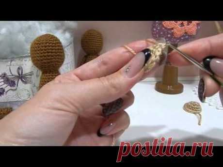 ♥♥♥ Вяжем вместе обезьянку крючком ♥ часть 2 ♥♥♥