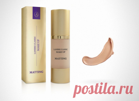 LAMBRE . Matting Make-Up
Новый оттенок матирующей тональной основы «Matting make-up» № 2
позволит создать идеальный макияж благодаря разглаживающим, матирующим и скрывающим мелкие недостатки свойствам.
Присутствие сферического кремнезёма Spherica в составе тональной основы, позволяет создать на поверхности кожи матирующий шелковистый эффект.