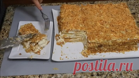 Торт НАПОЛЕОН - ПЛОМБИР Праздничный. Неземная Вкуснота!