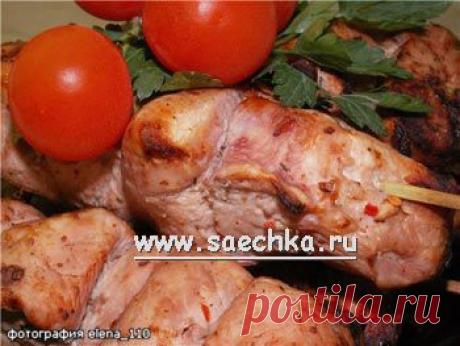 Шашлык из курицы в розовом маринаде | рецепты на Saechka.Ru