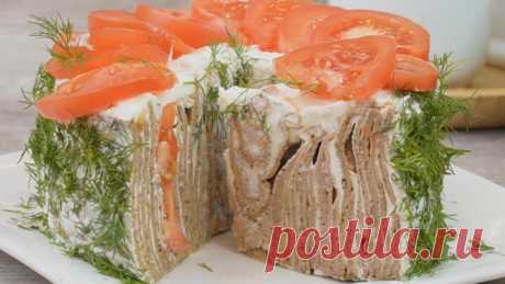 Ему нет равных! Самый потрясающий закусочный нежный торт на НОВЫЙ ГОД!