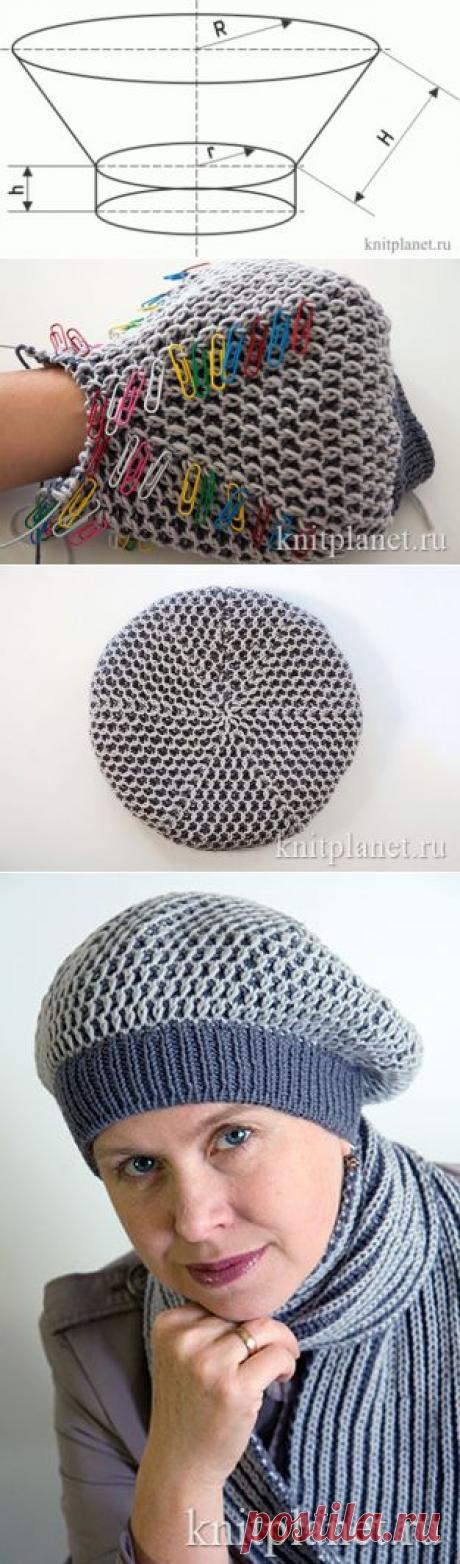 Планета Вязания | Как связать берет спицами. Инструкция для начинающих