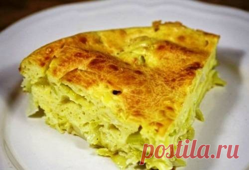 Заливной пирог с капустой - пошаговые рецепты с фото / Простые рецепты