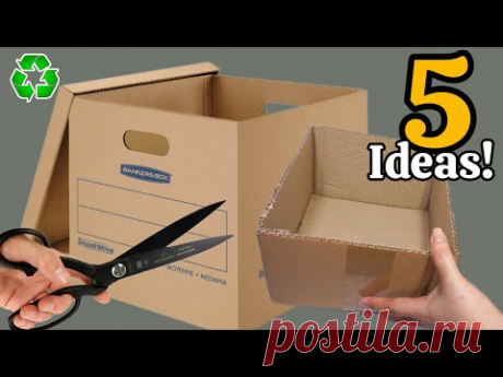 Super Beautiful but Low-Cost! 5 Best DIY Space-Saving Craft Ideas from Waste Material ♻️#2024